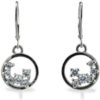 Sterling Silver 0.54 CTW Cobblestone CZ Earrings