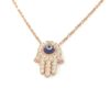 Sterling Silver Turkish Hamsa Evil Eye Necklace - Image 3