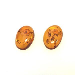 Genuine Baltic Amber Oval Earrings